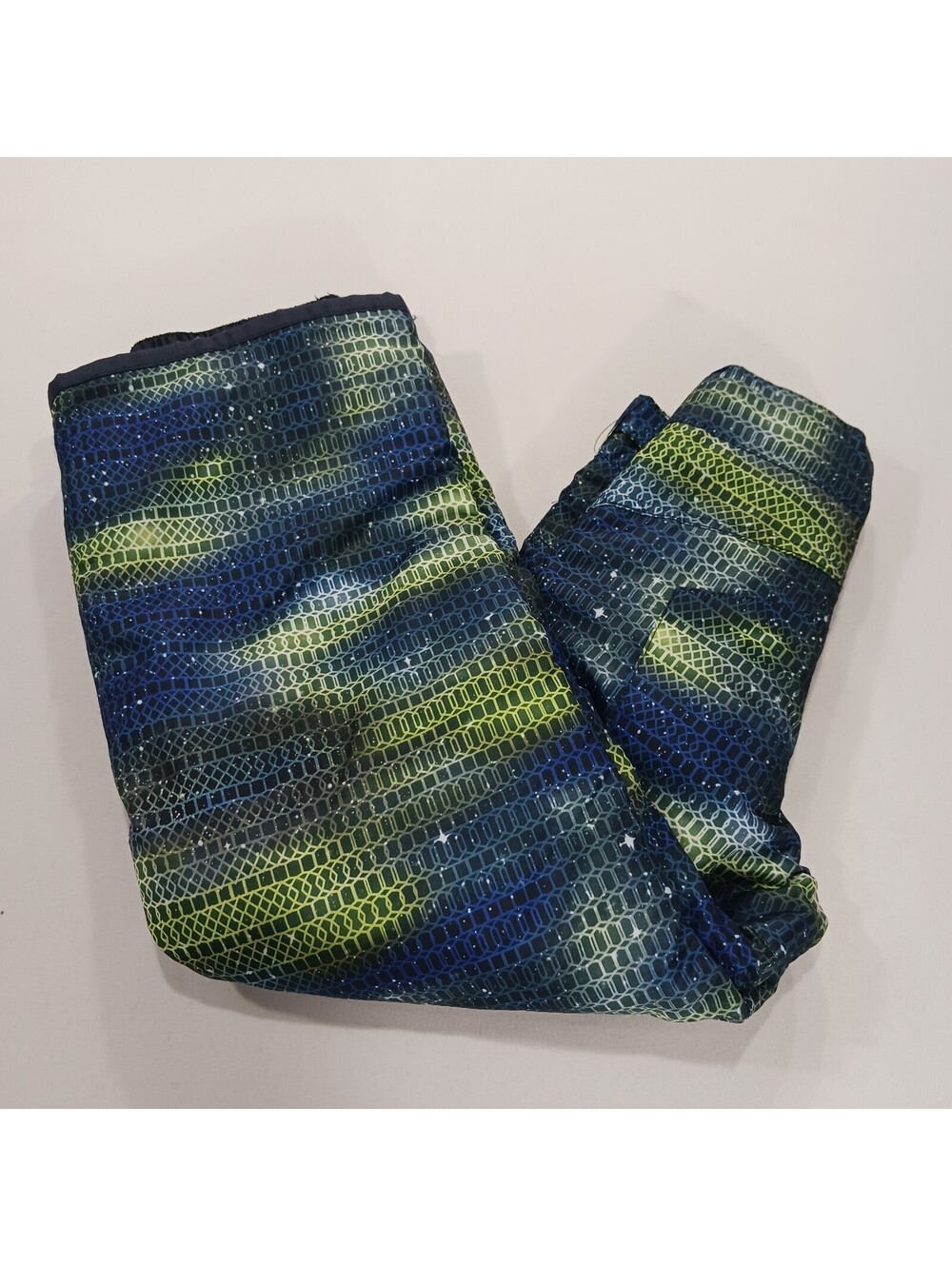 Champion L7350 Blue/Green Youth Boys Ski Snowboard Snow Pants Small 6-7 (24×21)